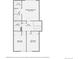Upstairs floor plan with primary bedroom, walk in closet, two bedrooms and two bathrooms at 6443 S Florence Way, Englewood, CO 80111