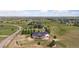 Expansive aerial view of the estate and surrounding landscape, showcasing its serene and private setting at 3048 Deer Creek Ranch Loop, Parker, CO 80138