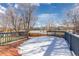 Back deck with view of open space, perfect for relaxing at 10536 Stonemeadow Dr, Parker, CO 80134