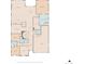 Detailed floor plan showcasing the layout of the living room, kitchen, bedrooms, bathrooms, and garage at 6840 Northstar Cir, Castle Rock, CO 80108