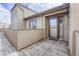 Inviting outdoor wooden deck featuring an entrance doorway to the residence at 2938 Kalmia Ave # 27, Boulder, CO 80301