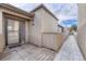 Inviting outdoor wooden deck featuring an entrance doorway to the residence at 2938 Kalmia Ave # 27, Boulder, CO 80301