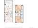 Detailed floor plan showcases the layout of the kitchen, bedrooms, living room, and patio at 3033 W 107Th Pl # D, Westminster, CO 80031