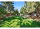 Spacious backyard with mature trees, offering a private and serene outdoor space at 5344 E Otero Dr, Centennial, CO 80122