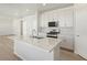 Modern kitchen with white cabinets and granite countertops at 1925 S Coolidge Way, Aurora, CO 80018