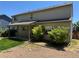 Backyard with a patio and green bushes at 1251 N Burlington Dr, Castle Rock, CO 80104