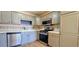 Bright kitchen with stainless steel appliances, and gray cabinets, and tile backsplash at 18170 Forest View Rd, Monument, CO 80132