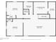 Basement floorplan featuring two bedrooms, bathroom, laundry/storage, utility, storage and living room at 3061 S Mabry Ct, Denver, CO 80236