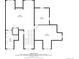 Detailed floor plan of the home showcasing layout of the second level at 4800 S Franklin St, Cherry Hills Village, CO 80113