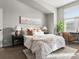Stylish bedroom with a well-lit workspace, comfortable seating, and a relaxing atmosphere at 8855 E 55Th Ave, Denver, CO 80238