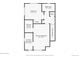 Floor plan illustrating the primary bedroom, closet, and bathroom layout at 8855 E 55Th Ave, Denver, CO 80238