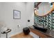 Chic powder room with modern fixtures and stylish decor at 1085 S Cook St, Denver, CO 80209