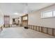 Unfinished basement featuring exposed framing, a sliding closet, and good ceiling height, offering potential for customization at 219 Douglas Fir Ave, Castle Rock, CO 80104