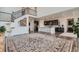 Spacious living room features soaring ceilings, hardwood floors and modern staircase at 14551 Hudson St, Thornton, CO 80602