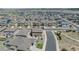 Wide aerial view of a neighborhood showing houses and community layout at 2177 Shadow Creek Dr, Castle Rock, CO 80104