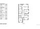 Floor plan showcases layout of bedrooms, bathrooms, and walk-in closets on the second floor at 3925 W 149Th Ave, Broomfield, CO 80023