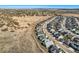 Beautiful aerial view of homes in a neighborhood surrounded by picturesque landscape at 6673 Mentha Dr, Castle Rock, CO 80108