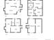 Detailed floor plan showcasing layout of rooms and measurements for all four floors at 9123 W Arbor Ave, Littleton, CO 80123