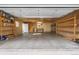 A clean and spacious garage provides ample storage space with bright lighting and a functional layout at 404 S Jasmine St, Denver, CO 80224