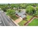 Aerial shot of a home with mature trees, spacious yard, and a convenient two-car garage at 4293 Graham Ct, Boulder, CO 80305