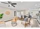 Bright open-concept living room with stylish decor, hardwood floors, and modern lighting at 1655 Yates St, Denver, CO 80204