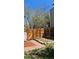 Fenced backyard includes a small garden and provides a private, outdoor area at 17912 E Milan Pl, Aurora, CO 80013
