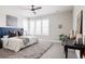 Relaxing main bedroom with plush rug, neutral tones, and ample natural light offering a serene retreat at 533 Red Thistle Dr, Highlands Ranch, CO 80126