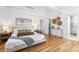 Bright, spacious bedroom with hardwood floors and a modern, minimalist aesthetic at 160 Bristlecone Way, Boulder, CO 80304