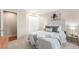 Comfortable bedroom with carpet, closet, and neutral decor for relaxation at 160 Bristlecone Way, Boulder, CO 80304