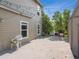 This backyard patio is perfect for entertaining or relaxing at 9697 Marmot Ridge Cir, Littleton, CO 80125