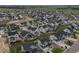 Expansive aerial view of a modern residential community with well-maintained homes and green spaces at 1143 Williams Loop, Elizabeth, CO 80107