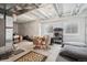 Spacious unfinished basement with a seating area, and ample space for storage or customization at 1143 Williams Loop, Elizabeth, CO 80107