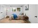 Charming bedroom with hardwood floors, a window view, and a classic design at 2684 Taft Ct, Lakewood, CO 80215