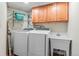 Efficient laundry room with modern appliances and storage at 319 Camino Bosque, Boulder, CO 80302