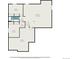 Basement floorplan featuring two bedrooms, a bathroom, recreation room, hall and storage areas at 11346 Kittredge St, Commerce City, CO 80022