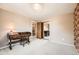 Bedroom with an antique desk and chair and a view of the staircase to another floor at 3150 Lane Ct, Boulder, CO 80305
