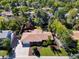 Aerial view of ranch house with yard, driveway, and surrounding neighborhood at 3792 E Briarwood Ave, Centennial, CO 80122