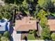 Aerial view showing house, yard, and neighboring houses at 3792 E Briarwood Ave, Centennial, CO 80122