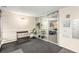Inviting lobby area with seating and views through glass doors at 3470 S Poplar St # 401, Denver, CO 80224