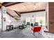 Stylish lobby showcasing comfortable seating and a brick fireplace at 3470 S Poplar St # 401, Denver, CO 80224