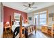 Cozy bedroom with a rustic bed frame, warm lighting, and a relaxing ambiance at 62 Broken Lance Dr # 202E, Breckenridge, CO 80424