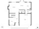 Detailed first floor plan with garage, foyer, living room, dining area, kitchen, and laundry at 5404 Fawn Ridge Way, Castle Rock, CO 80104