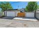 Detached two-car garages offering ample parking space and storage in the backyard at 1911 S Lafayette St, Denver, CO 80210