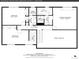 Upper level floor plan features 3 bedrooms and 3 bathrooms at 6005 S Jamaica Way, Englewood, CO 80111