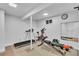 Bright exercise room with fitness equipment, neutral carpet, and natural light from the window at 7183 S Poplar St, Centennial, CO 80112