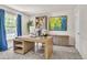 Stylish home office features a modern desk, ample storage, and a large window providing natural light at 7183 S Poplar St, Centennial, CO 80112