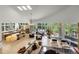 Open-concept living room featuring floor-to-ceiling windows and modern furnishings at 1250 Dolan Dr, Monument, CO 80132