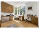 Bright office space with generous windows, custom cabinets and built-in desk space at 1250 Dolan Dr, Monument, CO 80132