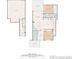 Clear floor plan illustration outlining the home's layout, square footage, and room arrangements at 8626 Gold Peak Dr # B, Highlands Ranch, CO 80130