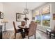 Lovely dining room with views at 7692 Weaver Cir, Castle Rock, CO 80104